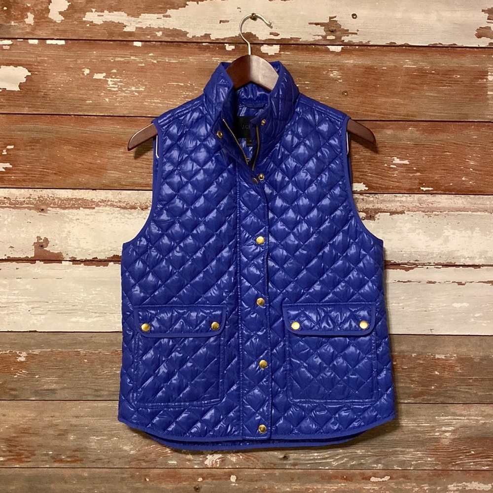 J Crew Down filled Vest! Size Medium!